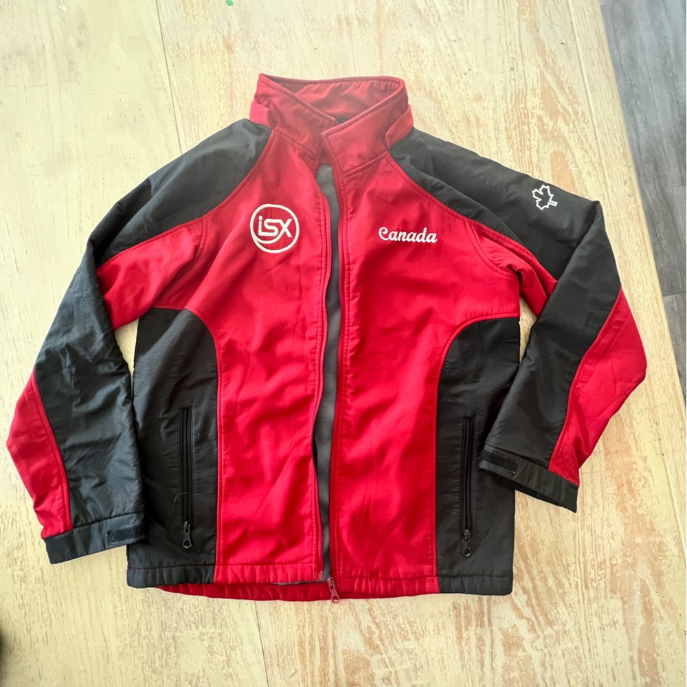 red jacket